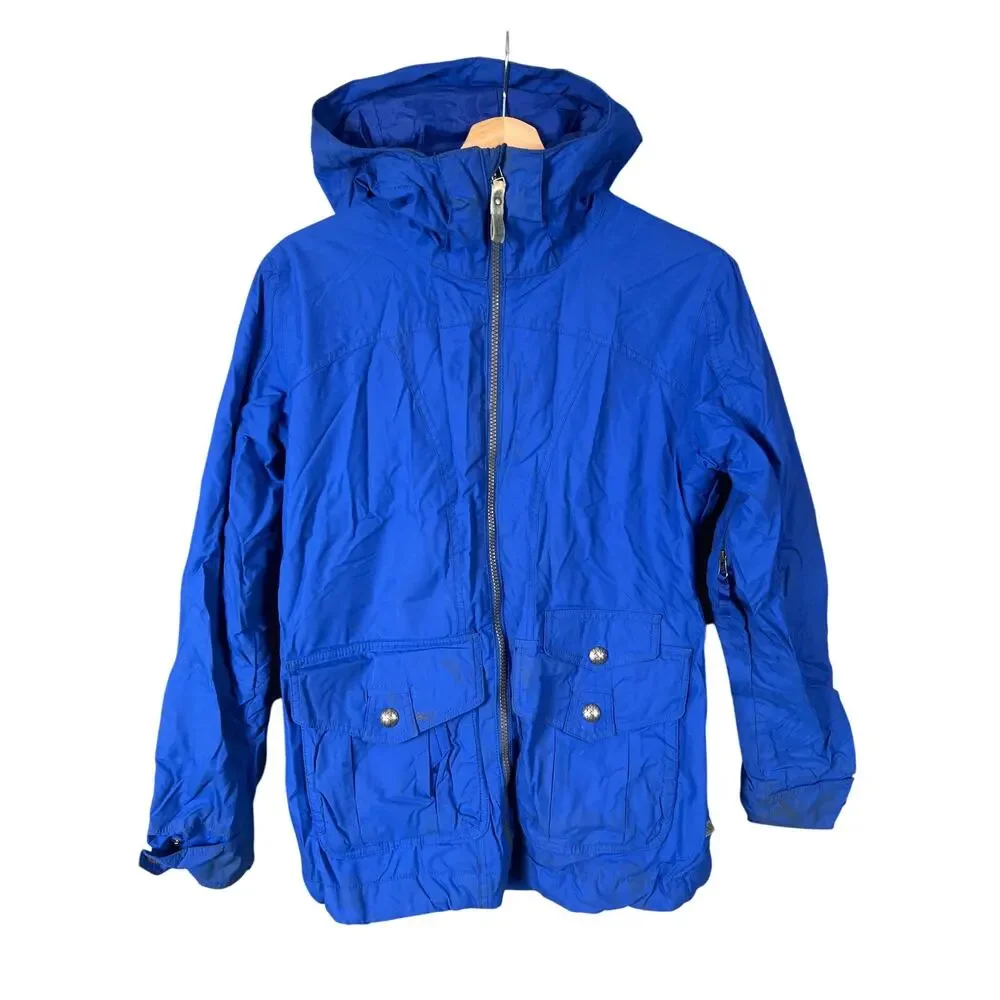 Burton Kids Blue Jacket 100% Nylon Dryride Small Outerwear